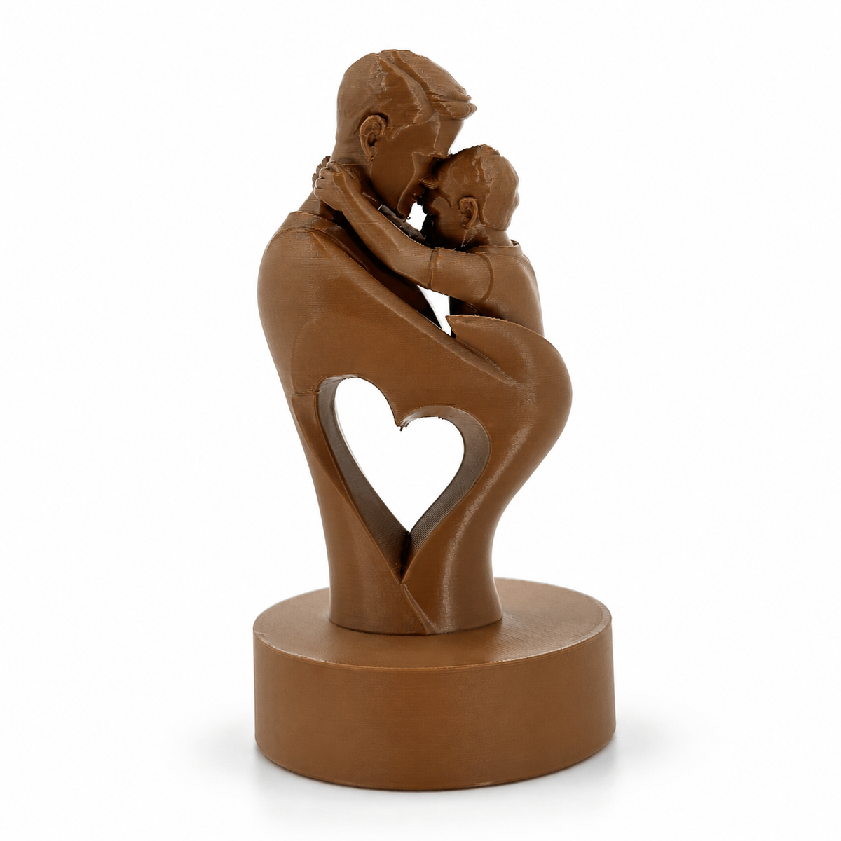 Father & Son Heart Sculpture