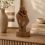 Father & Son Heart Sculpture