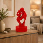 Father & Daughter Heart Sculpture