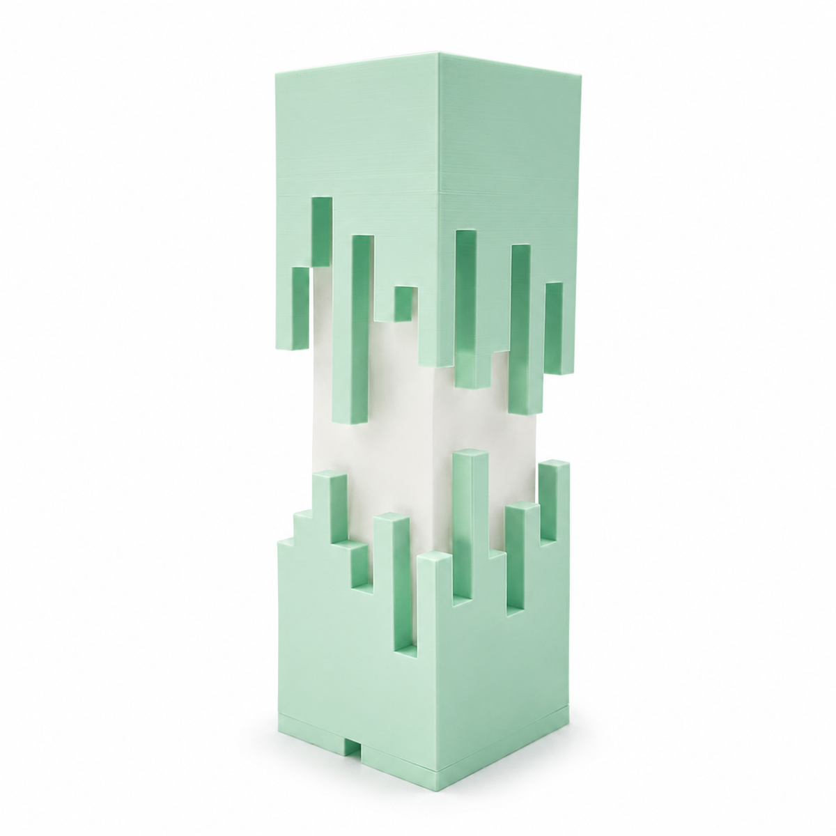 Geometric Pixel Tower LED Lamp