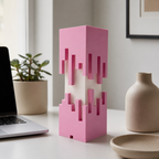 Geometric Pixel Tower LED Lamp