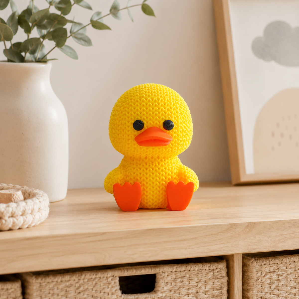 Knitted Duck Toy