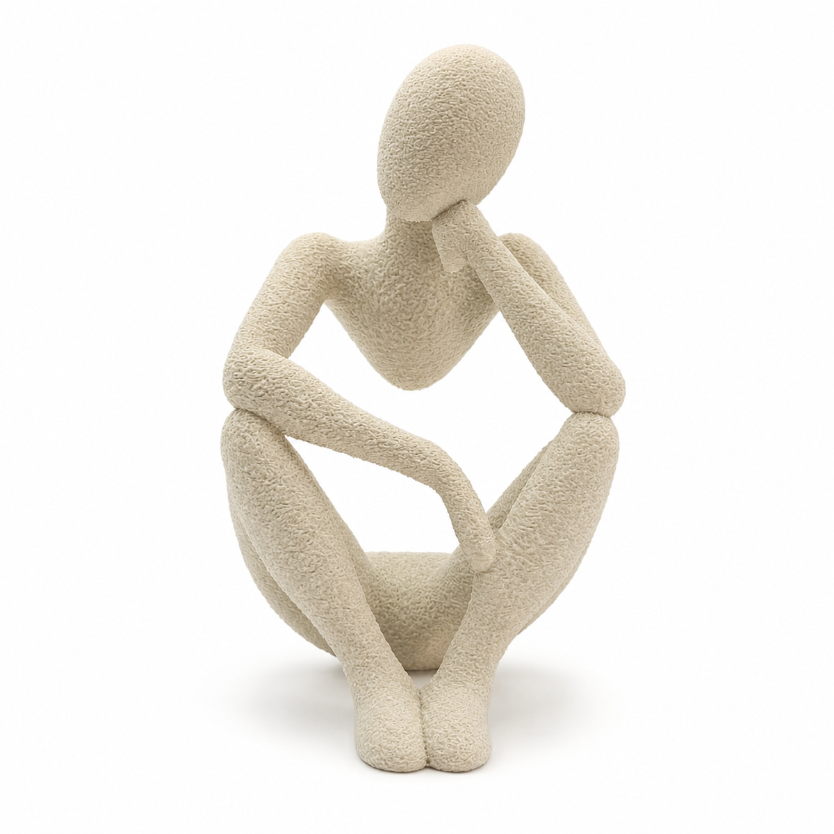 Contemplative Abstract Figure Sculpture