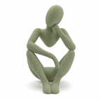 Contemplative Abstract Figure Sculpture