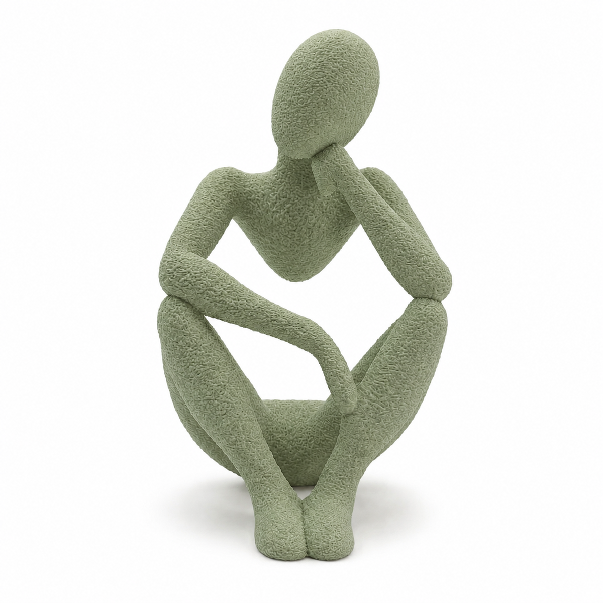 Contemplative Abstract Figure Sculpture