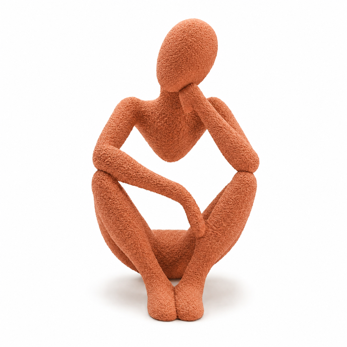 Contemplative Abstract Figure Sculpture