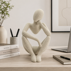 Contemplative Abstract Figure Sculpture