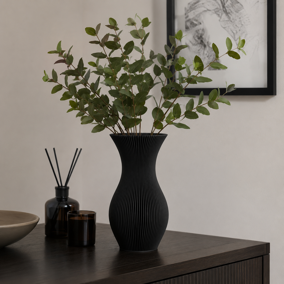 Striated Vase