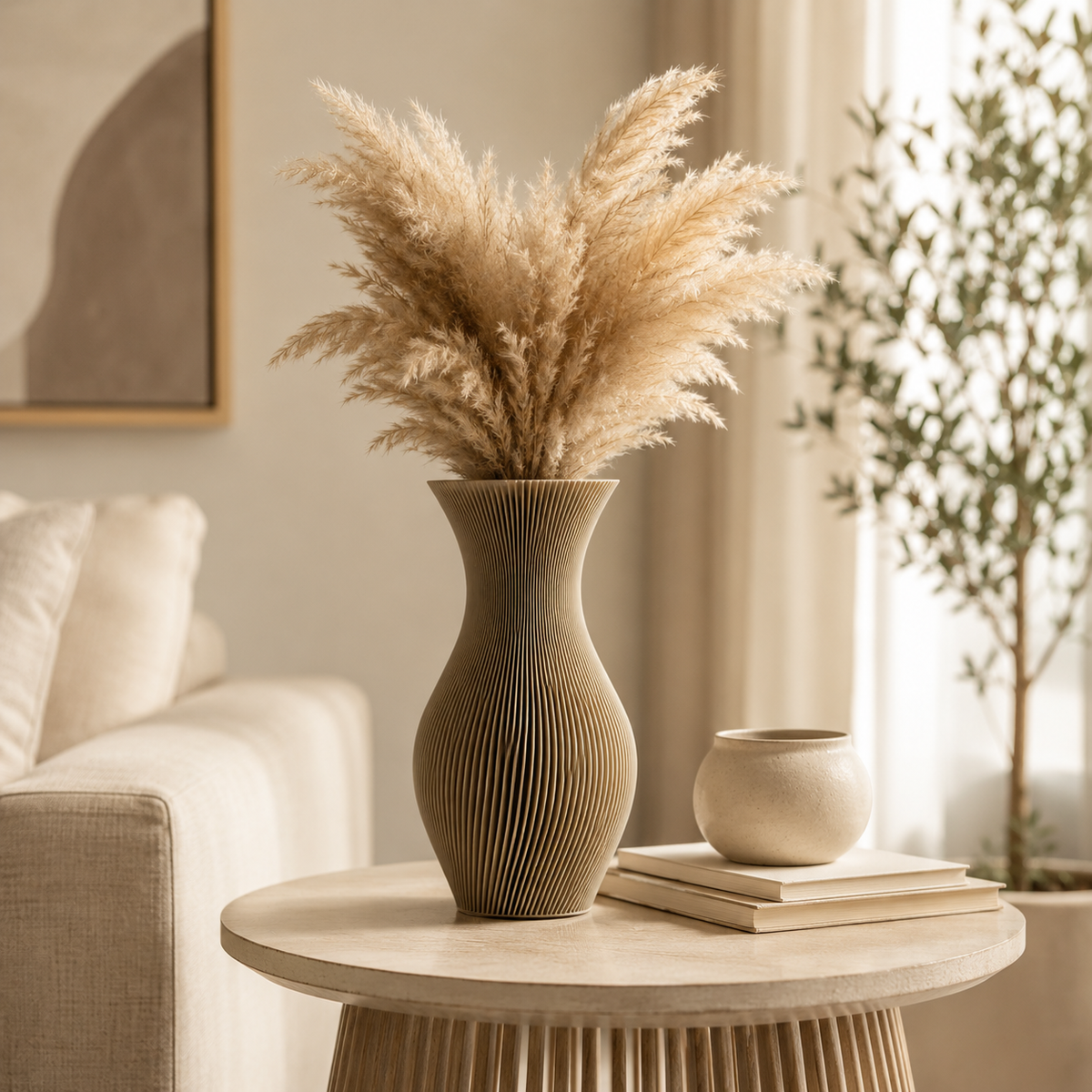 Striated Vase
