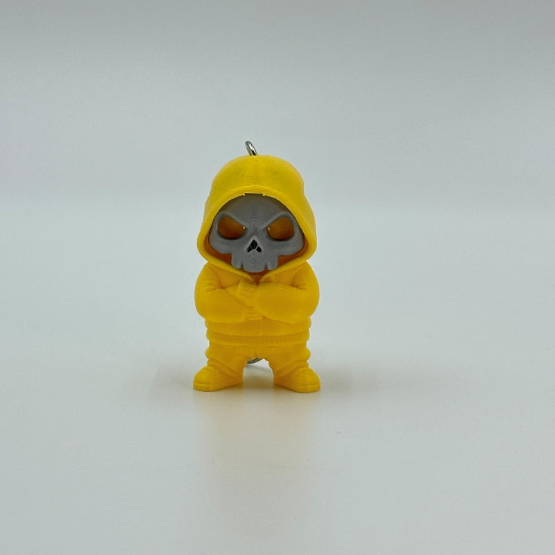 Hooded Skull Keychain