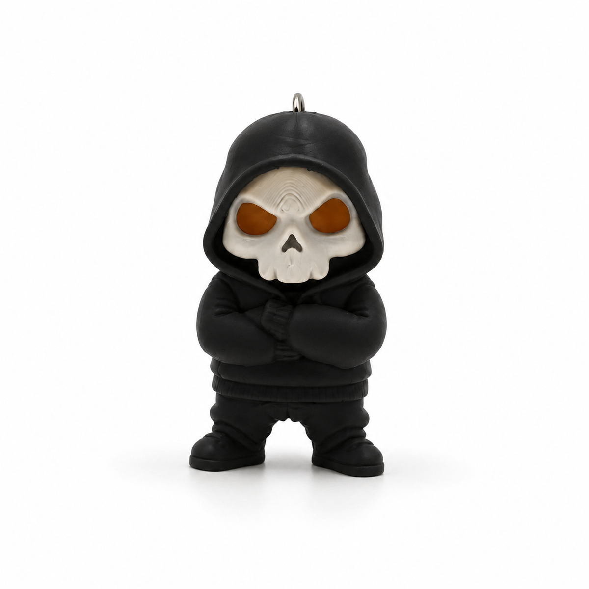 Hooded Skull Keychain