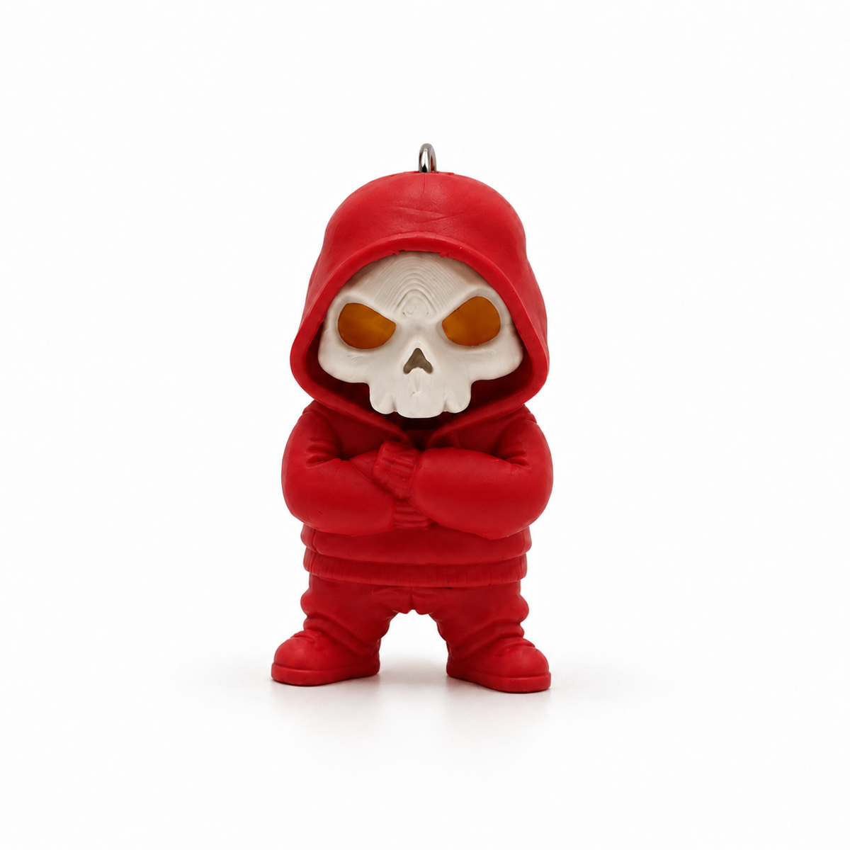 Hooded Skull Keychain