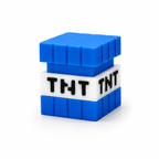 Clickable Minecraft-Inspired TNT Fidget Toy