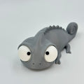 Cute Chameleon Figurine  Goofy Eyes