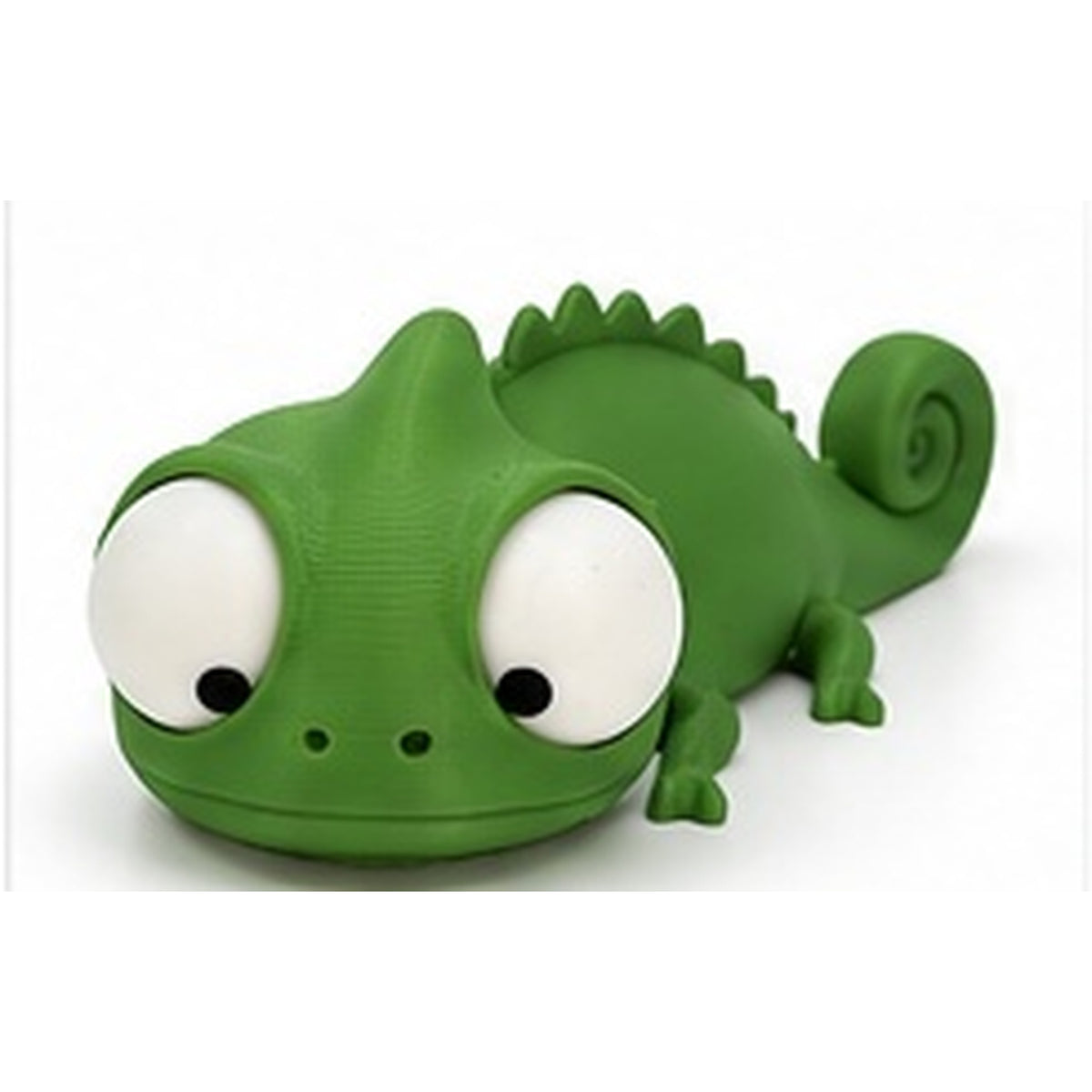 Cute Chameleon Figurine  Goofy Eyes