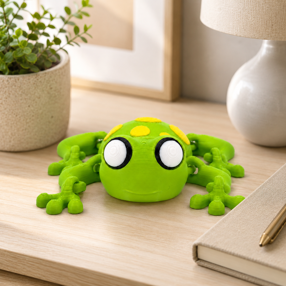 Cute Articulated Frog