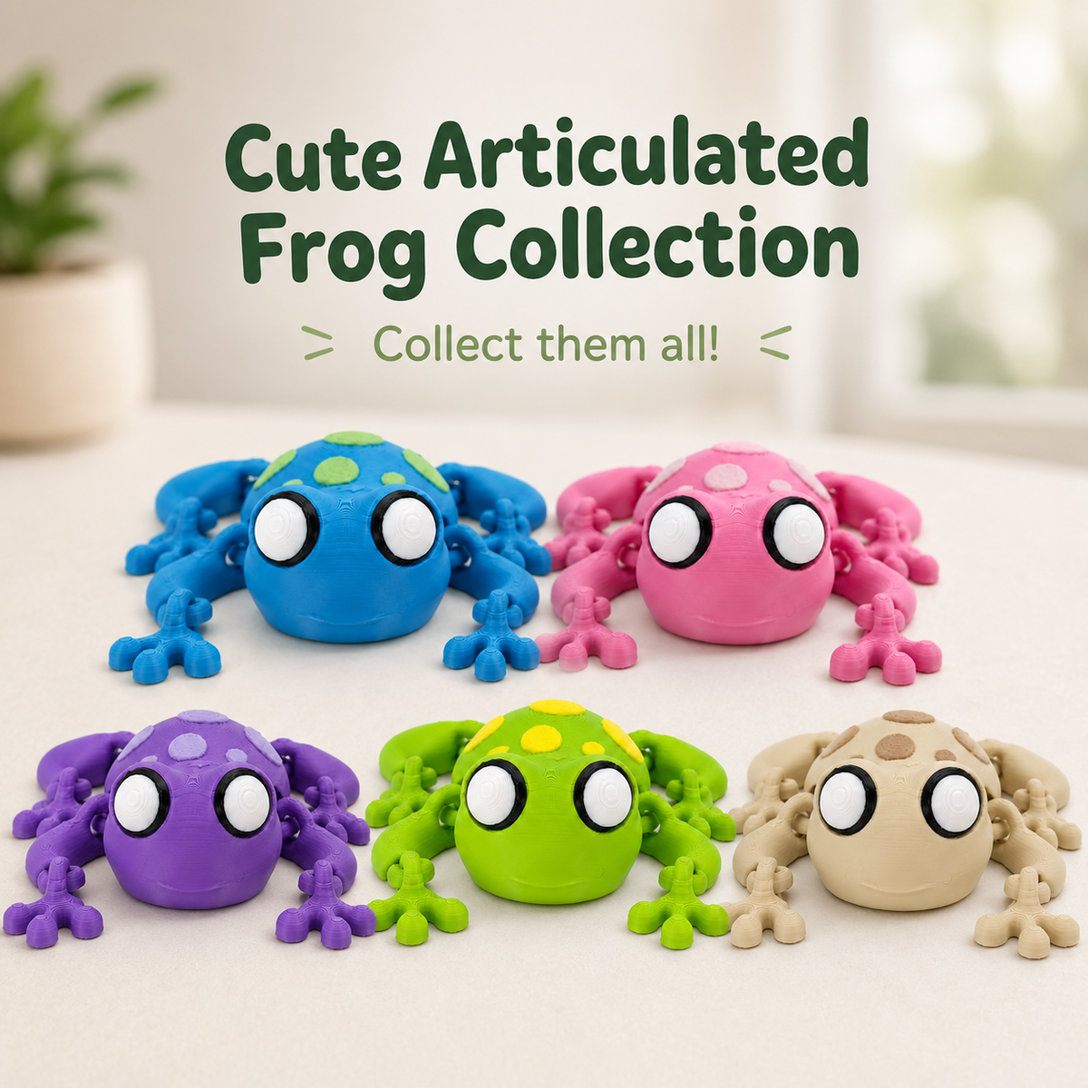 Cute Articulated Frog