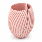 Interlocking Split Twist Vase Set