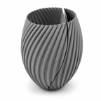 Interlocking Split Twist Vase Set