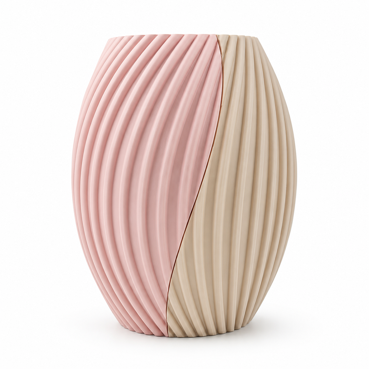 Interlocking Split Twist Vase Set
