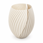 Interlocking Split Twist Vase Set