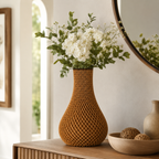 Woven Lattice Decorative Vase