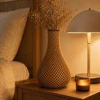 Woven Lattice Decorative Vase