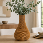 Woven Lattice Decorative Vase