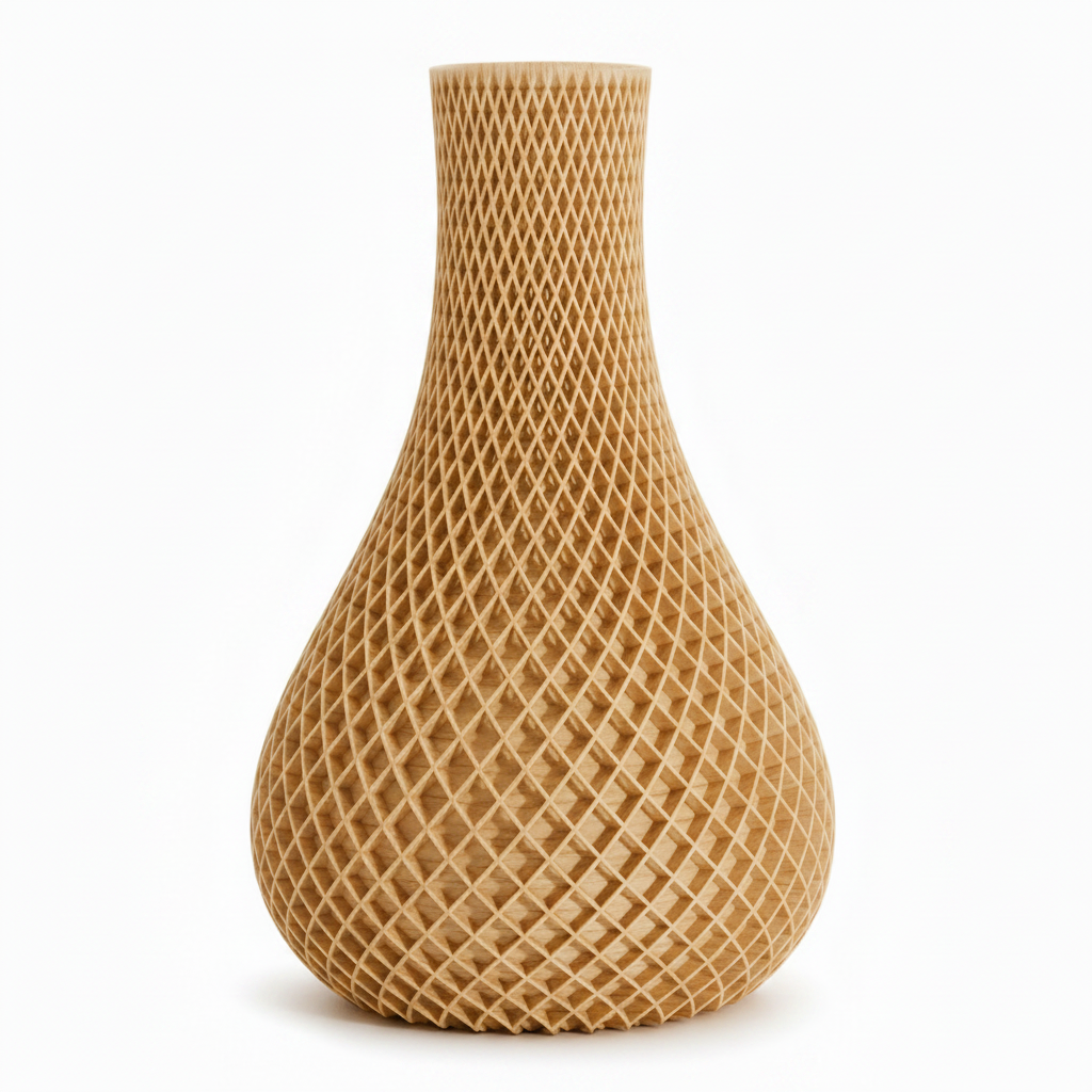 Woven Lattice Decorative Vase
