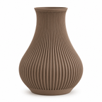Ribbed Decorative Vase