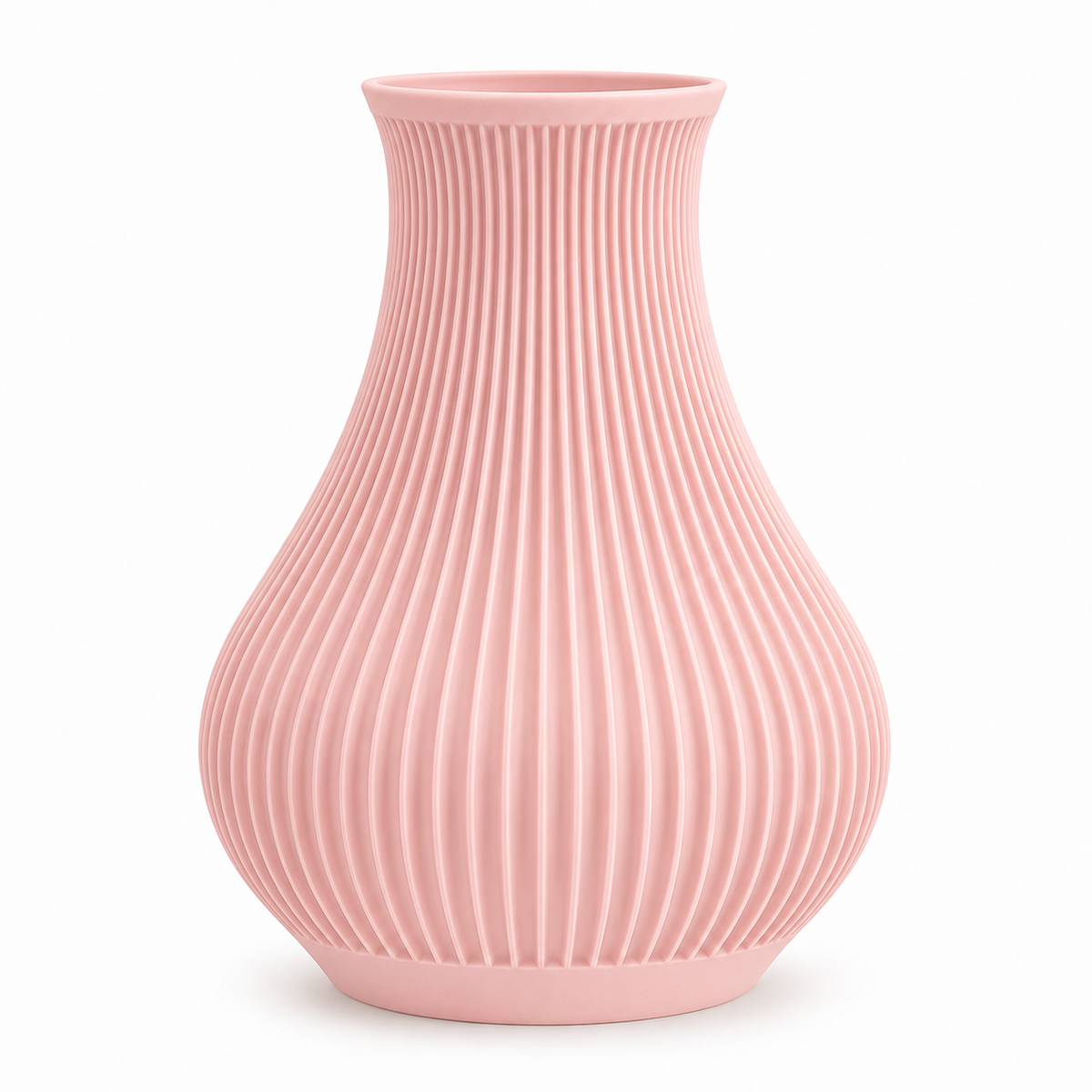 Ribbed Decorative Vase