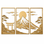 Japanese Mountain Wall Decor Set