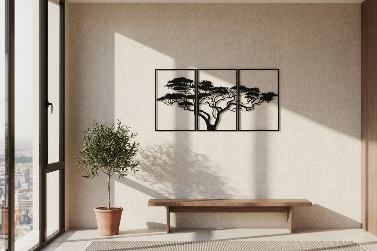 Bonsai Tree Wall Art Set