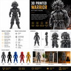 GOKU Anime-Inspired Warrior Figurine