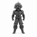 GOKU Anime-Inspired Warrior Figurine