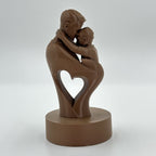 Father & Son Heart Sculpture