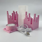 Geometric Pixel Tower LED Lamp