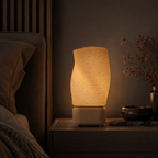 Twisted Textured Table Lamp